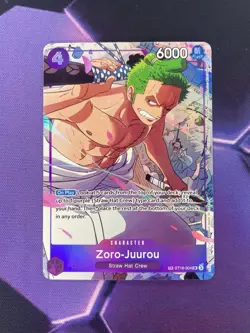 One Piece TCG: Zoro-Juurou ST18-004 OP09 English Treasure Rare - Mint/Near Mint - Image 1