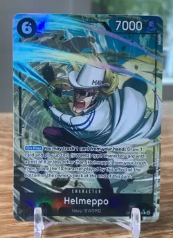 HELMEPPO One Piece A Fist Of Divine Speed OP11-092 SR Alt Alt English NM/MT - Image 1