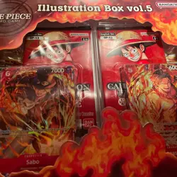 One Piece Illustration Box Vol 5 and Vol 6 Lot of 4 boxes Brand New - Image 4