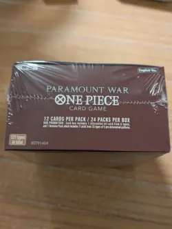 RED BOTTOM One Piece TCG: Paramount War - Booster Box - Paramount War OP-02 811039039080 - Image 2