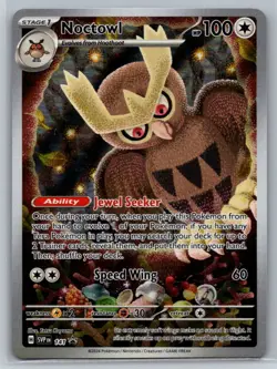 Noctowl 141 Sv: Scarlet & Violet Promo Cards Holo . Illustration Rare - Image 1