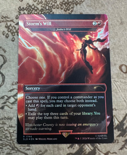 MTG English Storm's Will - Jeska's Will (Rainbow Foil) NM Foil Secret Lair - Image 1