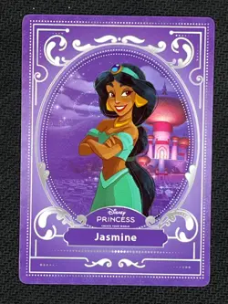 2025 Suplay Disney Princess Create Your World Flowing Sand Card Jasmine #1 - Image 3