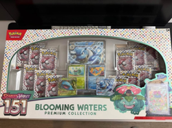 Pokemon TCG 151 Blooming Waters Premium Collection with Promos Costco SEALED - Image 1