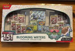POKEMON TCG SCARLET & VIOLET 151 BLOOMING WATERS PREMIUM COLLECTION SEALED NEW - Image 1