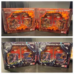 One Piece Card Game: Illustration Box Volume 5 And 6 Lot of 4 Sealed - Image 1