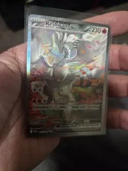 Reshiram EX 166/086 Sv: White Flare Holo Special Illustration Rare (NM) - Image 2