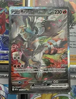 Reshiram EX 166/086 Sv: White Flare Holo Special Illustration Rare (NM) - Image 1