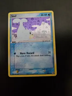 Pokemon TCG Seel 78/112 Holo Card EX Fire Red Leaf Green - Image 1