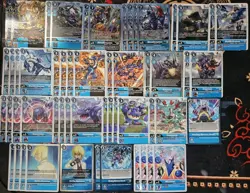 Digimon TCG BT20 - Blue Flare Deck - Zeiggreymon, Metalgreymon + 60 Extra Cards - Image 1