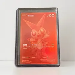 Pokemon Victini SWSH123 Black Star Promo Holo Basic Card English TCG - Image 1