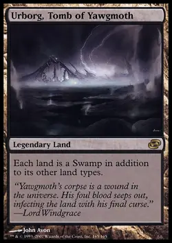 Magic the Gathering MTG Urborg, Tomb of Yawgmoth (165) Planar Chaos LP - Image 1