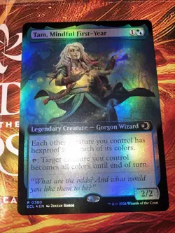 Tam, Mindful First-Year (Extended Art) Lorwyn Eclipsed Foil - Image 1