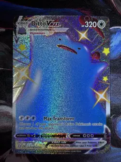 Pokemon Shiny Ditto VMAX SV119/SV122 Shining Fates Shiny Vault Full Art Holo - Image 2