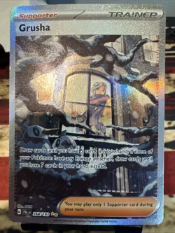 Pokemon TCG Grusha Paldea Evolved Trainer Holo Card 268/193 - Image 1