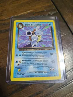 Dark Blastoise ⭐ 20/82 Non Holo Rare Team Rocket 2000 Pokemon - Image 1