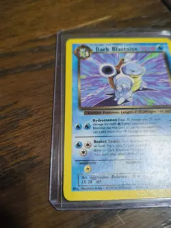 Dark Blastoise ⭐ 20/82 Non Holo Rare Team Rocket 2000 Pokemon - Image 3