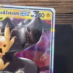Pokemon Pikachu & Zekrom GX TAG TEAM Card 33/181 Team Up English - Image 2
