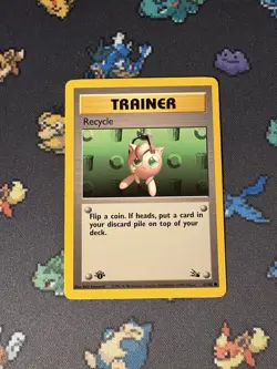 Pokemon Cards Recycle 61/62 Fossil FIRST EDITION WOTC - (NM) #2 - Image 1