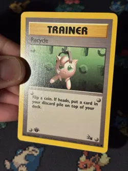 Pokemon Cards Recycle 61/62 Fossil FIRST EDITION WOTC - (NM) #2 - Image 2