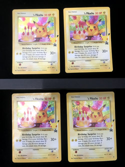 Birthday Pikachu 25th anniversary Holo 24 Celebrations Pokemon 2021 MINT X 4 - Image 2