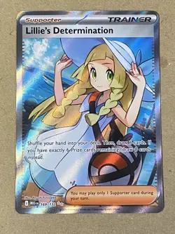 Pokemon TCG Lillie's Determination 169/132 Ultra Rare Full Art Holo - Image 1