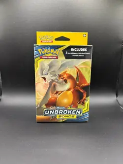 Pokemon TCG - Sun & Moon Unbroken Bonds 3-Pack Hanger Box NEW/SEALED - Image 1
