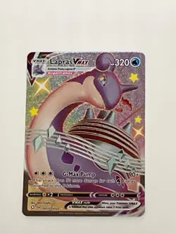 Lapras VMAX Shining Fates SV111/SV122 Holo Shiny Rare - Near Mint - Pokemon TCG - Image 1