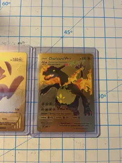 Pokemon Textured Gold Foil Fan Art Pokemon (lot Of 3) - Image 4