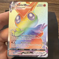 Pokemon Victini VMAX (Secret) Secret Rare SWSH05: Battle Styles #165/163 NM - Image 1