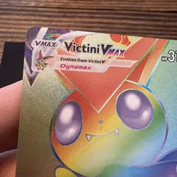 Pokemon Victini VMAX (Secret) Secret Rare SWSH05: Battle Styles #165/163 NM - Image 3