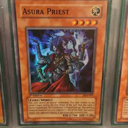 Yu-Gi-Oh! Asura Priest LOD-071 Legacy of Darkness 1st Edition Super Rare Fairy . - Image 1