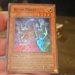 Yu-Gi-Oh! Asura Priest LOD-071 Legacy of Darkness 1st Edition Super Rare Fairy . - Image 2