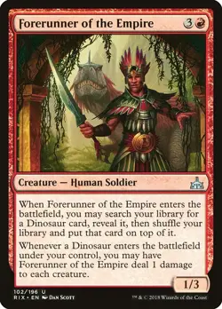 [MTG] Forerunner of the Empire (102) (RIX) LP-HP - Image 1
