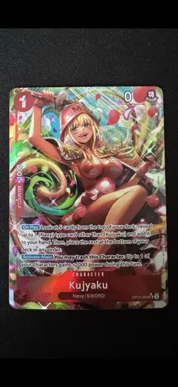 Kujyaku OP11-004 Alternate Art a Fist of Divine Speed One Piece CCG - Image 1