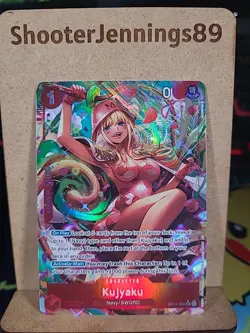 Kujyaku OP11-004 Super Rare Alternate Art A Fist Of Divine Speed One Piece CCG - Image 1