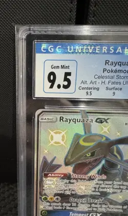 CGC 9.5 Rayquaza GX 177a/168 - Hidden Fates Promo Pokemon TCG 2019 - GEM MINT - Image 3