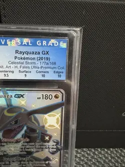 CGC 9.5 Rayquaza GX 177a/168 - Hidden Fates Promo Pokemon TCG 2019 - GEM MINT - Image 4