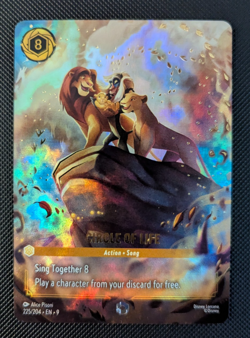 Disney Lorcana Circle Of Life Enchanted Set 9 - 225/204 - Image 1