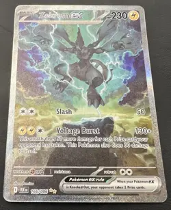 Pokemon TCG Zekrom EX SIR 166/086 Black Bolt English- NM PACK FRESH - Image 1