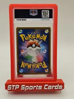 Pokemon Red's Pikachu P.M. Center 20th Ann. JPN Full Art Promo 270/SM-P PSA 10 - Image 3