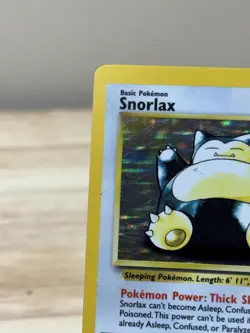 Pokemon Card Snorlax Holo Unlimited Jungle Set WotC 1999 Rare 11/64 LP - Image 2