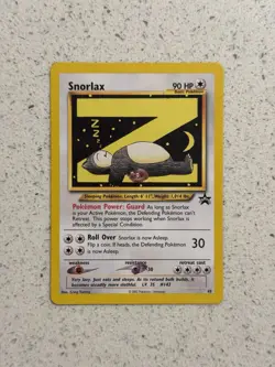 Snorlax 49 Black Star Promo WOTC League Promo Z Pokemon Card LP - Image 1