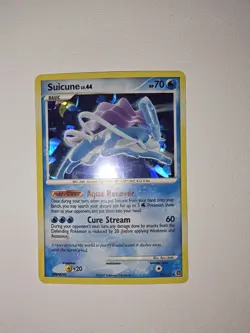 Suicune Holo Rare 19/132 Secret Wonders Pokemon Card 2007 NM - Image 1