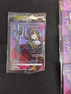 Lelouch Lamperouge Winner card Union Arena TCG Code Geass RELEASE EVENT LOT - Image 2