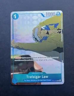 Trafalgar Law Gift Collection 2023 ST03-008 Alt Art Holo Foil Rare One Piece NM - Image 1