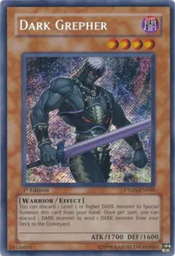 1x (NM) Dark Grepher - PTDN-EN000 - Secret Rare - 1st Edition YuGiOh - Image 1