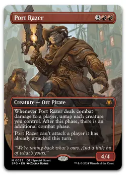 Port Razer (Borderless) #33 (NM) Special Guests SPG Magic MTG - Image 1