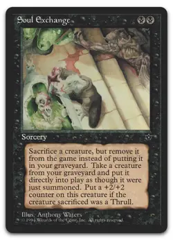 Soul Exchange (NM) Fallen Empires FEM Magic MTG - Image 1