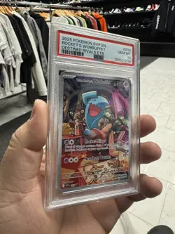 Team Rocket's Wobbuffet 203 Pokemon: Scarlet & Violet Promo Cards PSA 10 - Image 3